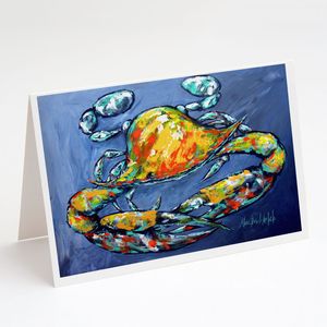 Lunatique A7 Taille 5x7 Bleu Gris Kinda Day Crab Cartes Vierge Paquet de 8 avec Enveloppes Cartes de Voeux - Product Image 1