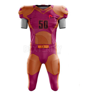 Uniformes de Fútbol Americano de Poliéster de la Mejor Calidad, Diseños Personalizados, Impresión por Transferencia de Calor, Secado Rápido, Transpirables, para Hombres Adultos - Product Image 2