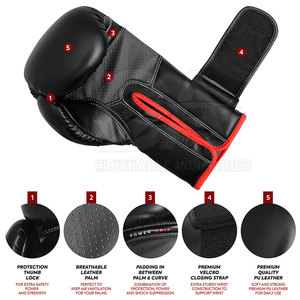 Guantes de Boxeo de Cuero Genuino 2026 en Venta en Línea, Marca Privada, Guantes de Boxeo Personalizados y Duraderos - Product Image 6