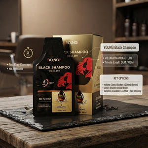 ออกแบบบรรจุภัณฑ์ตามสั่ง แชมพูปิดผมขาว เห็นผลเร็ว 30 มล. - Product Image 1