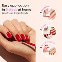 Préparation pour manucure à base de plantes, parfum floral, adhérence longue durée, préparation naturelle des ongles, déshydratant pour ongles, dégraissant pour ongles, nettoyant pour ongles