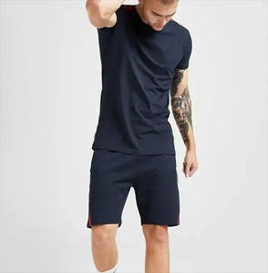 Conjunto de Verano 2026 para Hombre, Camiseta y Pantalones Cortos a Juego, Tela de Algodón Transpirable, Corte Holgado, Estilo Casual para Vacaciones en la Playa - Product Image 2