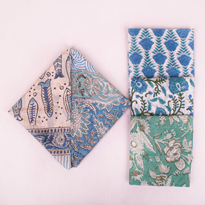 ผ้าพันคอคราฟท์จาไพร ผ้าฝ้ายออร์แกนิคพิมพ์ลายดอกไม้ด้วยมือ เป็นมิตรต่อสิ่งแวดล้อม ระบายอากาศได้ดี ใช้ได้หลากหลาย สำหรับผู้ชายและผู้หญิง - Product Image 5