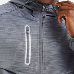 Chándal Deportivo Ligero con Capucha para Hombre, Transpirable, de Secado Rápido, Diseño 2 en 1 para Gimnasio, Fitness, Running y Entrenamiento - Product Image 3
