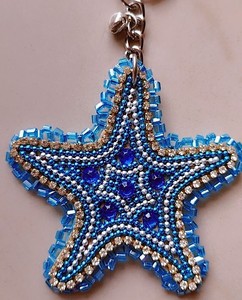 Handmade Floral Seed Beaded Keychain <b>Daisy</b> Beaded Bag Charm Artisan Cute Flower Key Ring Fashion Accessories Custom <b>Gift</b> - Product Image 6