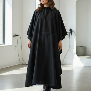 เสื้อคลุมสำหรับแต่งผมแบบมืออาชีพเสื้อคลุมทำจากวัสดุเนื้อนุ่มเนียนสำหรับร้านตัดผมทรงยาวสวมใส่สบาย - Product Image 3