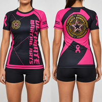Maillot de compression sublimé pour femme adulte BJJ MMA No-Gi Grappling, en Spandex/Polyester écologique