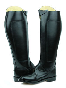 รองเท้าบูทขี่ม้าหนังแท้คุณภาพสูงสำหรับผู้ชายแบบซิปยาว พร้อมโลโก้สั่งทำได้ - Product Image 6