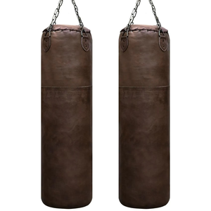 Nouveau style – Sacs de frappe en cuir robustes de qualité supérieure pour le remplissage de sable de boxe, hauteur réglable, pliables - Product Image 2