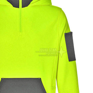 ชุดทำงานสะท้อนแสงแบบซิป ¼ ตัว ราคาดีที่สุด ระบายอากาศได้ดี MOQ ต่ำ - Product Image 5