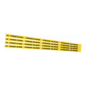 Marcador de Tuberías Brady Resistente a Químicos para Cloruro de Hidrógeno, Identificación de Tuberías en Interiores/Exteriores - Product Image 2