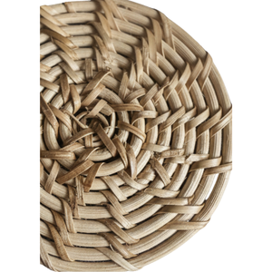 Posavasos Antideslizante de Ratán Tejido a Mano Indio de 4 Pulgadas con Acabado Natural Rústico, Decoración Redonda para Mesa de Café, Bodas y Banquetes - Product Image 3