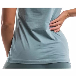 Débardeur court d'été sans manches pour femme, tricoté, imprimé sur le devant, écologique, respirant, décontracté, teint uni, vêtements féminins - Product Image 6