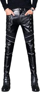Pantalones para Hombre, Pantalones Grandes para Hombre Adulto, Pantalones de Moda Masculina, Pantalones de Piel de Oveja Genuina, Pantalones Deportivos Casuales de Alta Calidad - Product Image 5