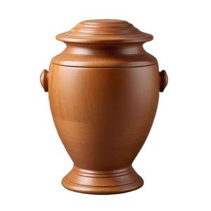 Urna Tradicional de Madera con Asas Laterales, Urna Conmemorativa para Cremación de Adultos, Contenedor Clásico para Cenizas Funerarias - Product Image 1
