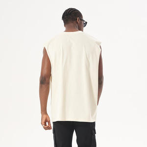 Custom Logo Men’s Sleeveless Fitness Shirt for Training, <b>Running</b>, and Streetwear Fashion Men Tank Top - Product Image 2