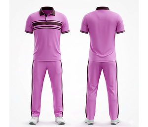 Uniformes de Cricket Personalizados al por Mayor con Producción Rápida |   Uniforme de Cricket para Hombres, Mujeres y Jóvenes, Camiseta Polo y Pantalones, Conjunto Completo para Equipo - Product Image 3