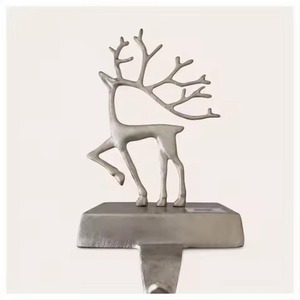 Premium Holiday <b>Stocking</b> Hook Elegant Metal Craft for Seasonal Arrangements - Product Image 2