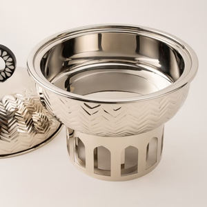 Olla de Metal Estilo Árabe Hecha a Mano, Olla para Sopa y Caldo con Diseño Clásico, Recipiente para Mantener la Comida Caliente - Product Image 4