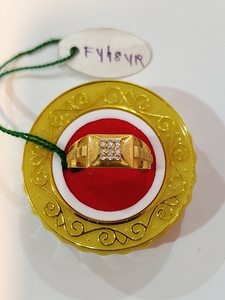 LISAJEWELLERS แหวนทองคำแท้ 22k ระดับพรีเมียมสำหรับผู้ชาย ดีไซน์คลาสสิก งานฝีมือสุดหรู สำหรับสวมใส่ทุกวัน ของขวัญพิเศษ ตรา 916 - Product Image 2