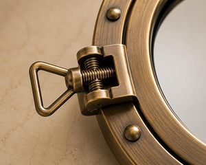 Vintage Nautical Porthole Wall <b>Mirror</b> Antique Brass Round Decorative <b>Mirror</b> - Product Image 4