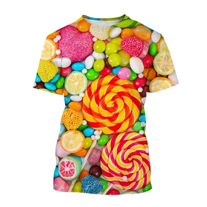 T-shirts sublimés pour hommes, design intégral, usage quotidien, texture lisse, vêtements légers. - Product Image 1