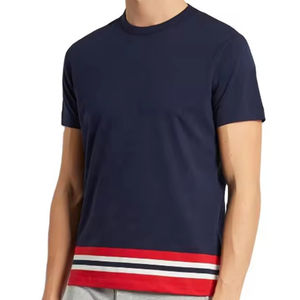 Camiseta de Algodón de Corte Regular para Hombre, Estilo Urbano, Manga Corta, Transpirable, de Secado Rápido y Ecológica para Hombres Modernos - Product Image 5