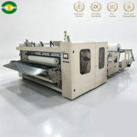 Ligne de fabrication automatique de papier toilette haute vitesse, certifiée CE, impression bicolore et gaufrage à la colle