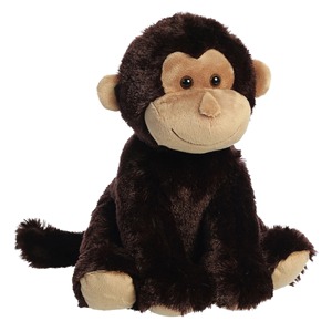Lindo peluche de mono marrón, animal de peluche suave de 31 cm a 50 cm, unisex, para niños de 2 a 4 años - Product Image 1