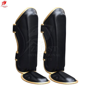 Diseño flexible y ligero, protectores de espinilla transpirables para entrenamiento, actividades deportivas y protección física, al por mayor. - Product Image 2