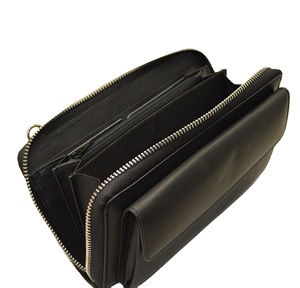 Multifunctional Ladies Genuine Leather Crossbody <b>Bag</b> Fashionable <b>Long</b> Wallet Zipper RFID Polyester Lining Shoulder <b>Bag</b> - Product Image 3