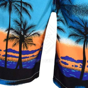 Shorts décontractés mi-taille en coton de qualité supérieure, fabriqués au Pakistan, à prix abordable, confortables, à séchage rapide et écologiques, avec sublimation. - Product Image 5