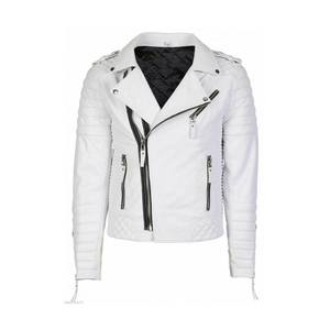 Blouson de moto en cuir pour homme, à capuche, respirant, style décontracté d'été - Product Image 1