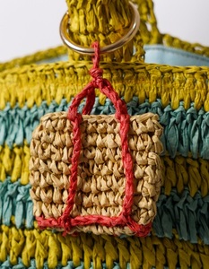 Sac à main en raphia tendance 2026 pour femme – Écologique, léger, grande capacité, taille personnalisable, avec sangle en cuir – Idéal pour la plage, les pique-niques et les voyages - Product Image 4