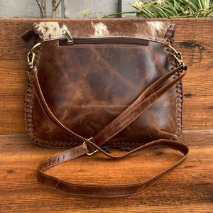 กระเป๋าสะพายพาดลำตัวหนังวัวสำหรับผู้หญิงดีไซน์หรูหรากระเป๋าสะพายข้างแบบใหม่มีพู่ห้อยทำจากหนังแท้คุณภาพสูง - Product Image 5