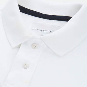 Polo homme premium blanc arctique |   Polo athlétique à rayures nautiques noires et rouges |   Tenue de sport urbaine décontractée pour la salle de sport et le travail - Product Image 6