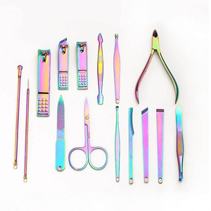 8pcs High Quality Stainless Steel Manicure Set Sharp Blades Nail Clipper Scissor Baby Infant Foot Grooming Color Box Packaging - Product Image 2