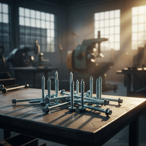 Tornillos de Rosca Parcial de Acero al Carbono Zincado con Cabeza Hexagonal Métrica de Alta Resistencia Clase 4.8 6.8 M6-M12 Estándar DIN/ANSI PDC para - Product Image 1