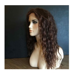 Prix de gros 100% vierge cuticule alignée perruque de cheveux humains naturels longue ligne droite Afro Styles Full HD Frontal Lace Vendeur Inde - Product Image 1