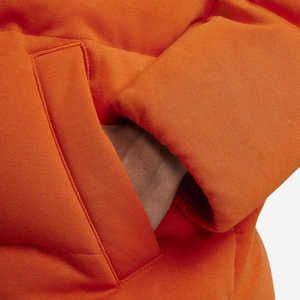Fashion Winter Orange Puffer <b>Jacket</b> Men <b>Women</b> Thick Warm Quilted Bubble Coat Windproof Stand Collar Oversized Padded <b>Parka</b> Outer - Product Image 3