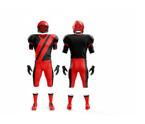 Ensemble de maillots de football américain personnalisés, uniforme de haute qualité, sublimation, vêtements d'équipe |   Ensemble de football avec maillot et pantalon - Product Image 1