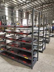 Estante de Exhibición Metálico Ajustable de 4 Niveles Sin Pernos |   Estantería Resistente |   Servicio OEM Aceptado |   Fábrica OEM en Vietnam - Product Image 6