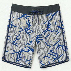 Shorts de plage décontractés avec motif graphique, confortables et à séchage rapide, pour l'été - Product Image 1