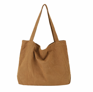 Sac fourre-tout écologique portable 100% coton pour femmes, logo imprimé en sérigraphie personnalisé, plusieurs tailles, sac de shopping réutilisable - Product Image 5