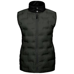 Chaleco Acolchado Negro sin Mangas con Cuello Alto y Cierre de Cremallera para Mujer, Prenda Exterior Informal, Chaleco Acolchado para Mujer Más Vendido - Product Image 6