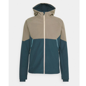 Men's Hooded Color Blocking Puffer Jacket <b>Waterproof</b> <b>Winter</b> <b>Coat</b> with Zipper Closure Sporty Style - Product Image 2