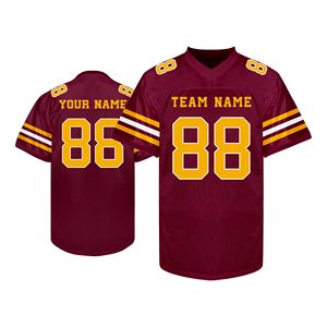 Maillot d'entraînement de football américain en polyester tricoté, prêt à l'emploi, personnalisation par broderie, directement de l'usine, livraison rapide - Product Image 1