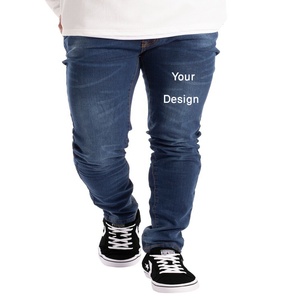 New Fashion Custom Design Vintage Washed Solid <b>Men's</b> <b>Jeans</b> 100% Cotton High Quality Manufacturer Direct BD - Product Image 3