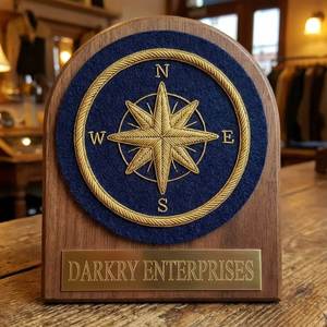 Parche bordado en oro hecho a mano personalizado con hilo de bullion para insignias masónicas, para logias masónicas, trajes, gorras, emblemas y crests, al por mayor - Product Image 6