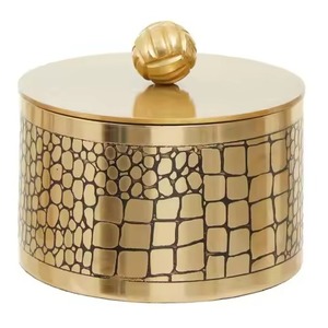 Pot à bougie en métal antique, porte-bougie décoratif, décoration de table pour mariage et fête - Product Image 5